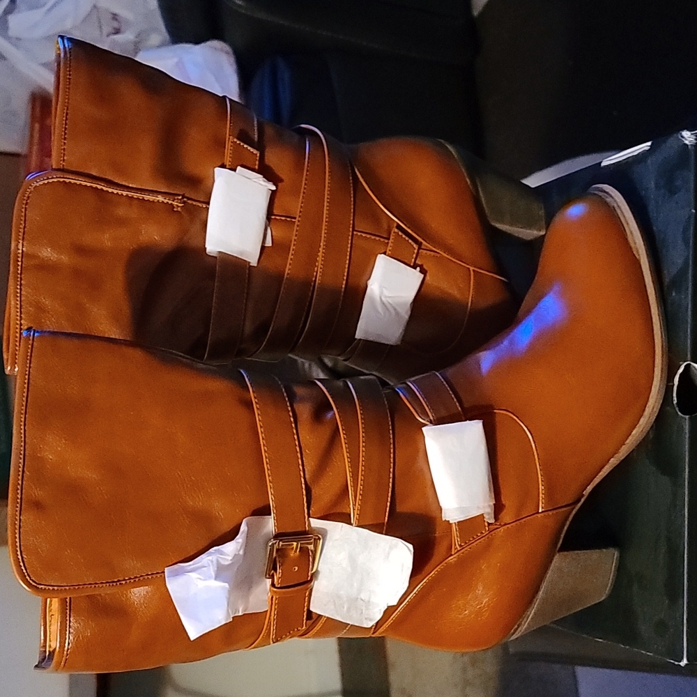 Torrid Cognac Western Boot 13 wide